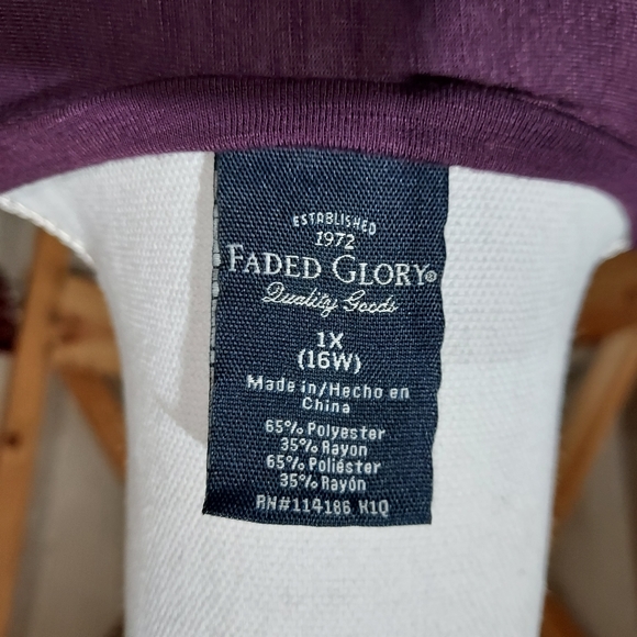 Womans 1X (16w) Faded Glory - Picture 6 of 7